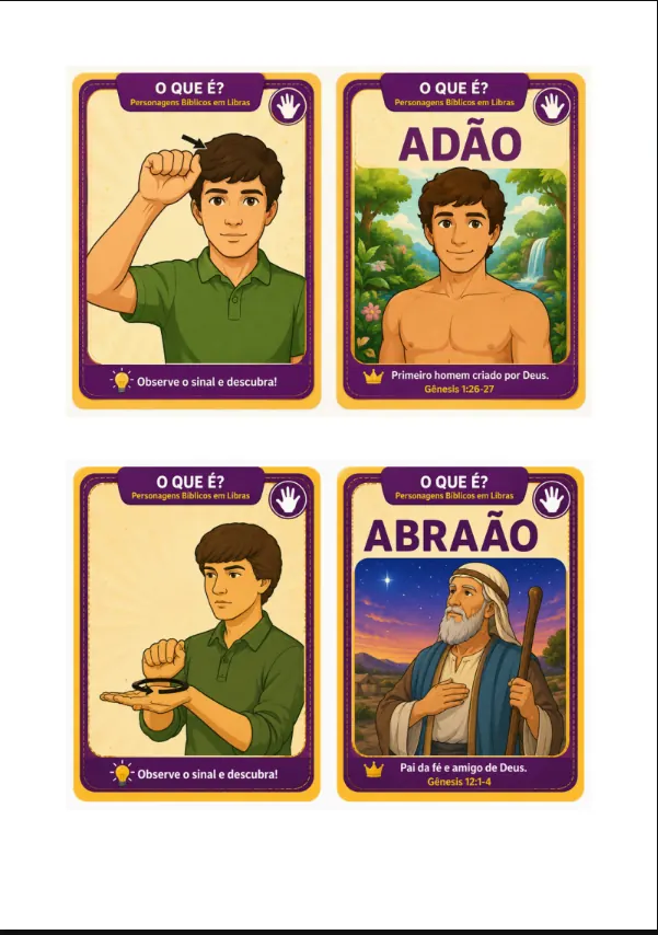 Amostra 3 — Kit Libras com Cristo